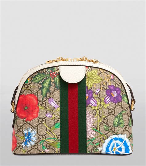 gucci crossbody floral|Gucci ophidia bag small.